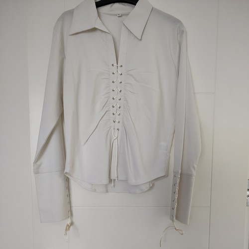 Poplin shirt white - poplin,