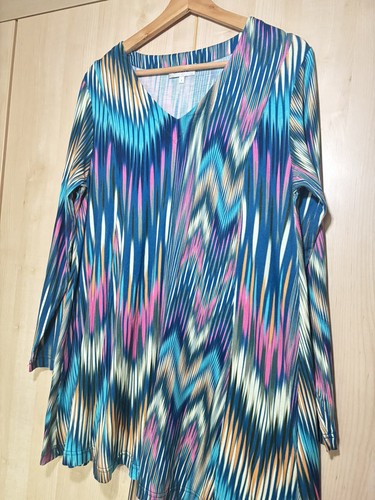 Sahara ikat zigzag tunic - sahara,