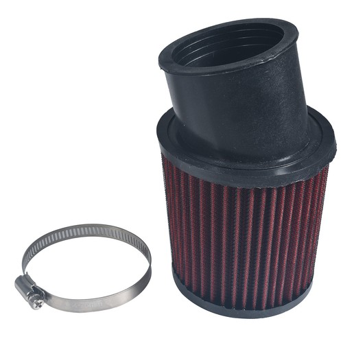 Red 62mm air filter pod - red,