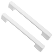 2 x White Door Handle For