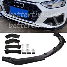 UK Black Front Bumper Lip