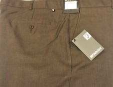 ** MEN's Taupe Flexi waist Gabardine Trousers from Farah. Waist 48" Leg 31".