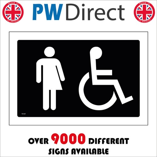Sign trans disabled toilet - trans,