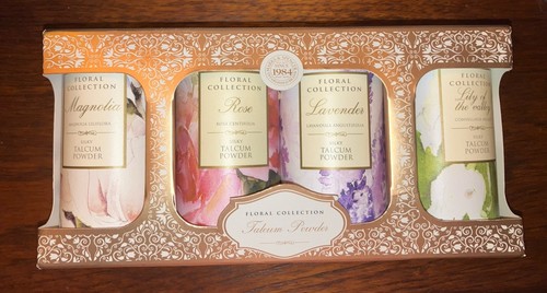 4x50g floral talc talcum - floral,
