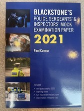 Blackstone's Police Sergeants' and Inspectors' Mock Examination Paper 2021 Paul
