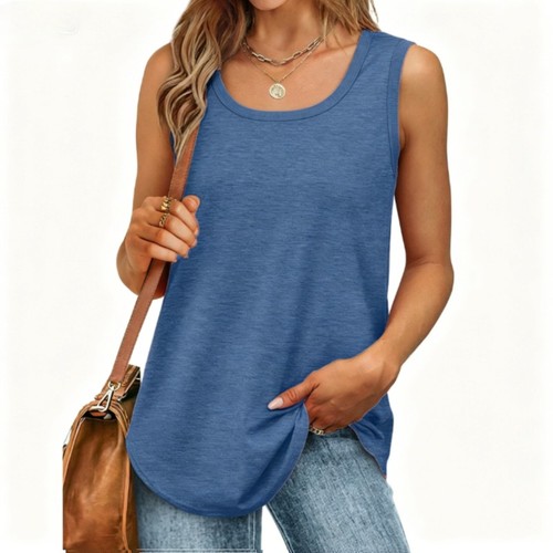 Womens sleeveless vest - womens, tops