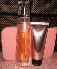 Givenchy Live Irresistible 75ml Eau De parfum , body lotion & make up bag