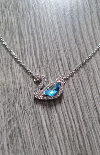 Silver tone swan - silver,