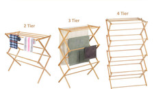 Bamboo Clothes Airer Folding