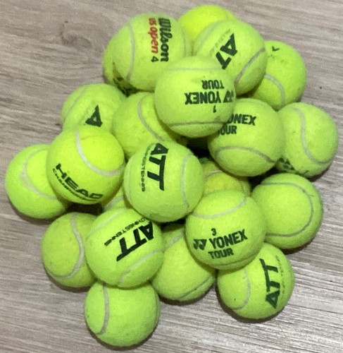 Used yellow tennis balls - 24,