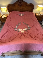 Vintage Rose Pink Candlewick