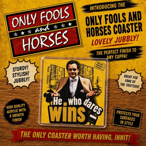 Delboy coaster only - coaster,