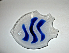 Seguso Murano Fish Cobalt
