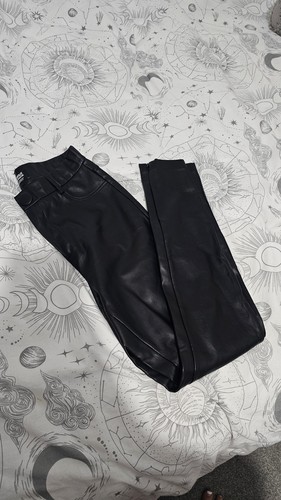 Zara faux leather black - leather,