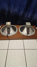 12" Alnico Speaker Rib Cone Pair Magnavox 8 Ohm Guitar Tube Amp Amplifier