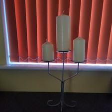 Gothic Candelabra with Candles