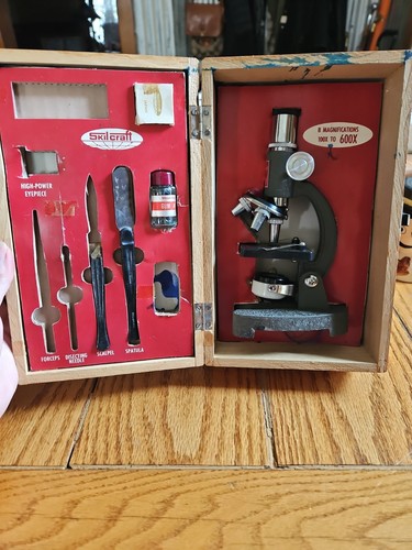 Antique student microscope - antique,