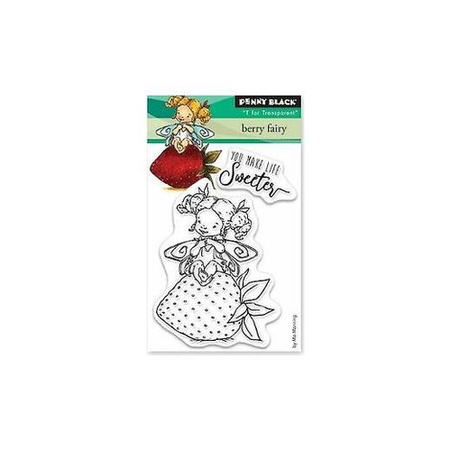 Penny black clear stamps - black,