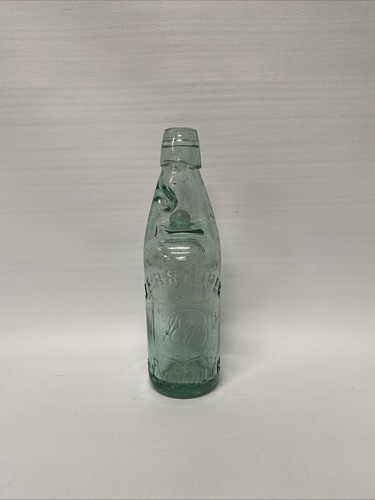 Antique glass codd neck bottle - codd,
