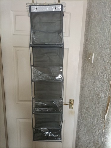 Grey hanging storage organiser - grey,
