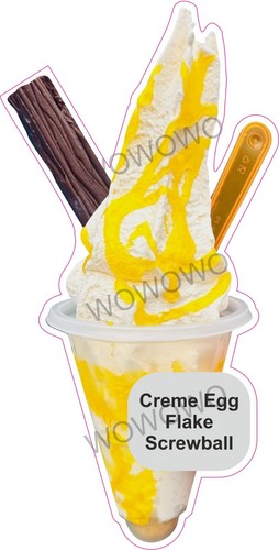 Ice cream van sticker - , creme