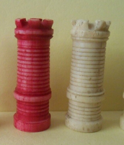 Antique chess regency rook - antique,
