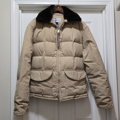 Vtg 70s goose - up, tan