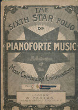 'Sixth Star Folio of Pianoforte Music', 30 compositions for piano