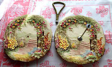 Vintage 1930s Royal Winton Double Cake Stand 'Cottage Garden'