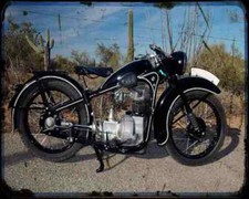 Bmw r35  A4 Metal Sign