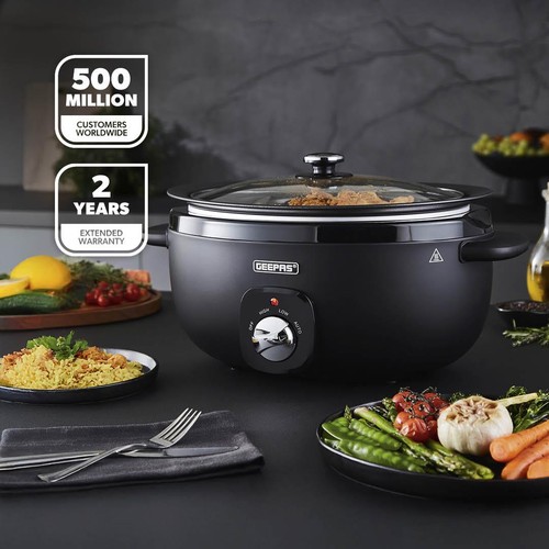 Geepas slow cooker - 6.5l,