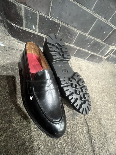 Grenson black genuine - genuine, leather