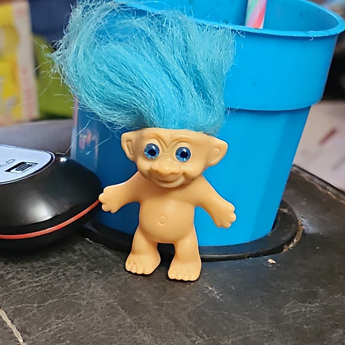 Trolls troll doll blue - trolls,