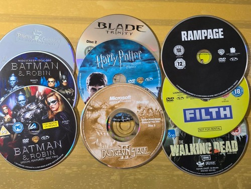 Movie game disc lot 9 - &, of