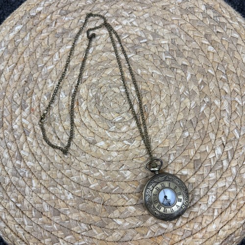 Vintage bronze quartz - bronze, pocket