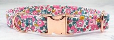 Betsy Anne Tana Lawn, Dog Collar, Liberty Dog Collar, Adjustable Dog Collar, Dog
