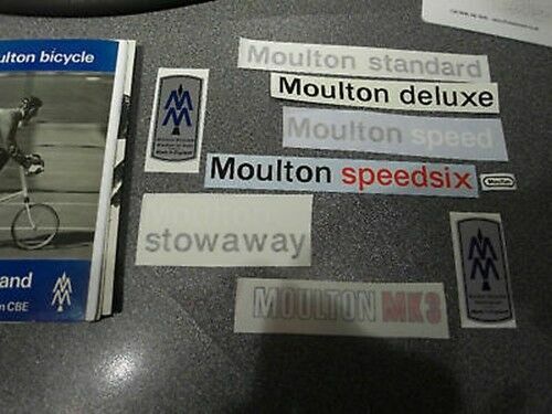 Moulton decal sets - moulton,