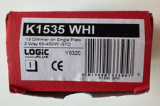 MK Logic Plus 500W/400VA 1 Gang 2 Way White - MK  K1535
