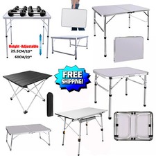 4 Foot Folding Car Boot Market Folding Camping Table Buffet Garden Trestle 2 3ft