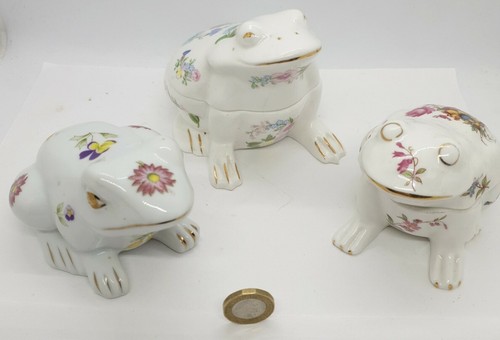 Bone china frog joblot - joblot, job