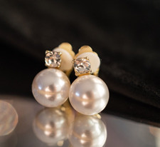 Pearl clip earrings easy - clip,