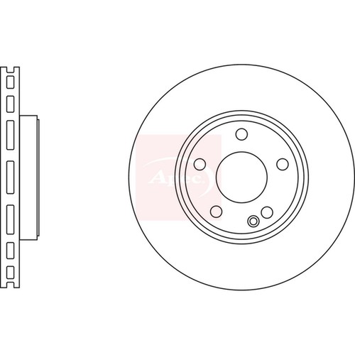 Brake discs vented - 2x,