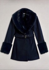 Ted baker Navy Loleta Coat -