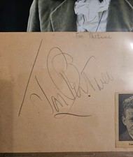 Jon Pertwee Autographed Paper