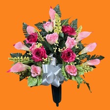 Cemetery Cone with grave