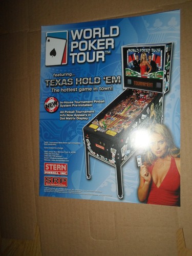 World poker tour pinball - world,