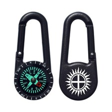 'Solar Wheel Symbol' Compass Keyring (KC00041588)