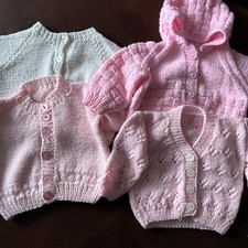 Baby Girls Hand Knitted