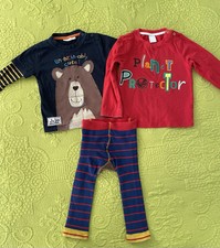 Toddler baby clothes set JojoMaman Blade & Rose 2-3 Years
