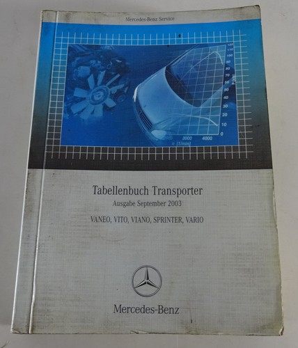 Tables book mercedes benz - mercedes,
